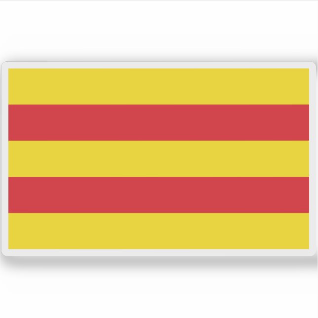 Adesivo Bandeira de Oldenburg, Alemanha (Frente)