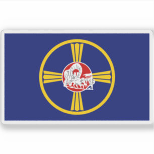 Adesivo Bandeira de Omaha, Nebraska