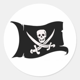 Adesivo Bandeira de ondulação #10 Jack Rackham