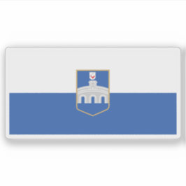 Adesivo Bandeira de Osijek, Croácia