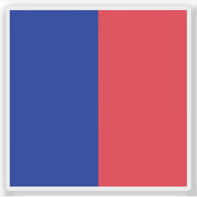 Adesivo Bandeira de Paris (Frente)