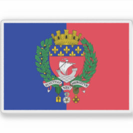 Adesivo Bandeira de Paris, França