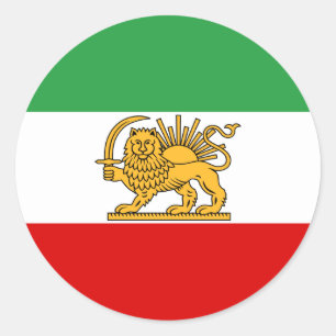 Adesivo Bandeira de Persia/Irã (1964-1980)