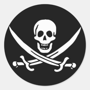 Adesivo Bandeira de pirata