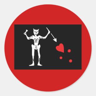 Adesivo Bandeira de pirata de Blackbeard