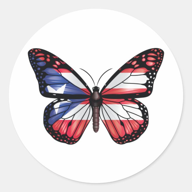 Adesivo Bandeira de Porto Rico (Frente)