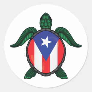 Adesivo bandeira de Porto Rico