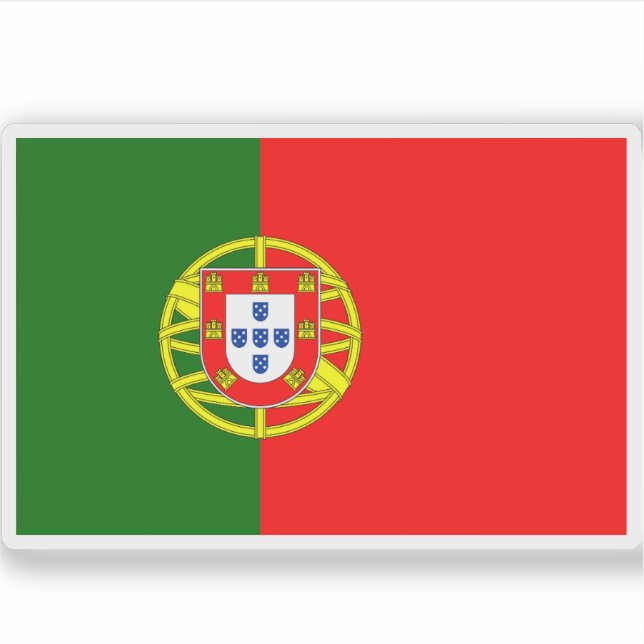 Adesivo Bandeira de Portugal (Frente)