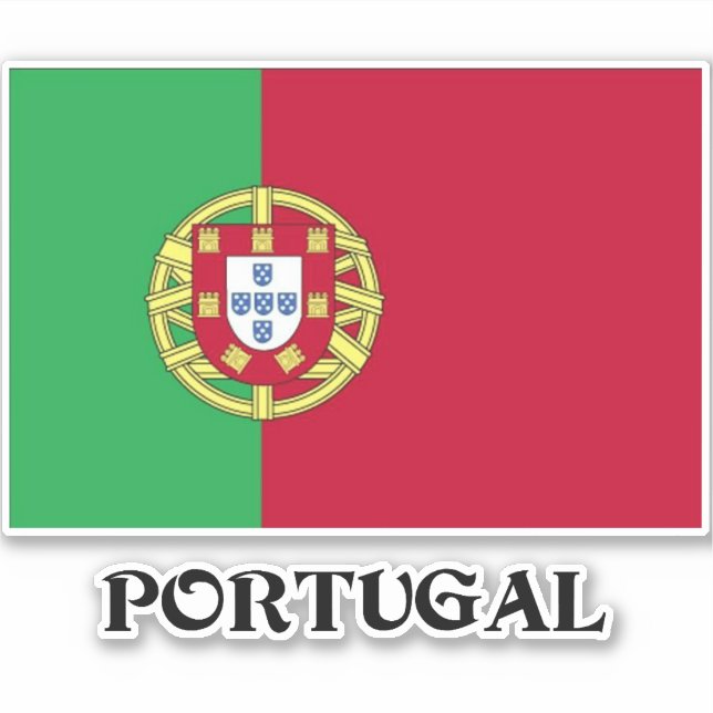 Adesivo Bandeira de Portugal (Frente)