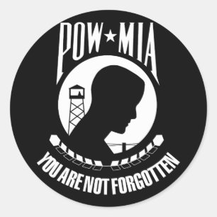 Adesivo Bandeira de POW-MIA
