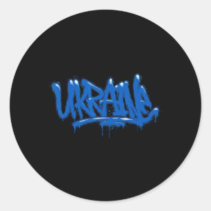 Adesivo Bandeira de Presente da Ucrânia Ukraini Kiev Ucran
