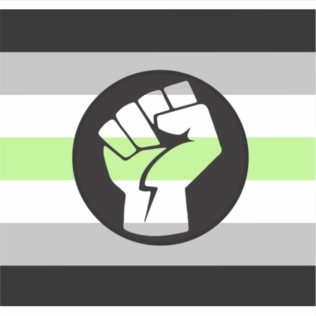 Adesivo Bandeira de Protesto Agênero (Frente)