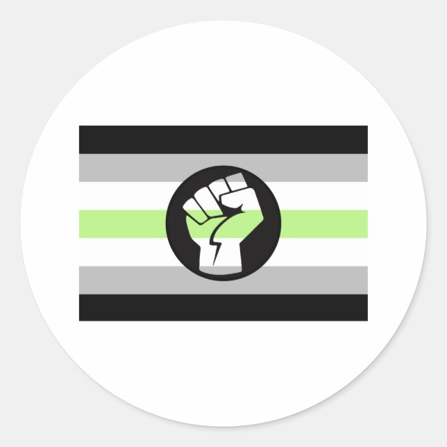 Adesivo Bandeira de Protesto Agênero (Frente)