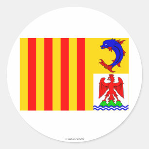 Adesivo Bandeira de Provence-Alpes-Côte-d'Azur
