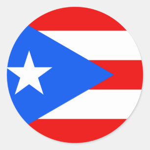 Adesivo Bandeira de Puerto Rico