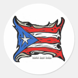 Adesivo Bandeira de Puerto Rico de Reggaeton