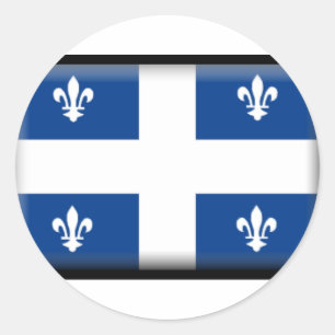 Adesivo Bandeira de Québec