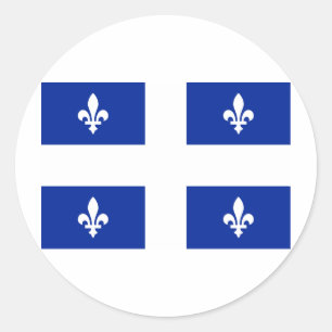 Adesivo Bandeira de Quebeque