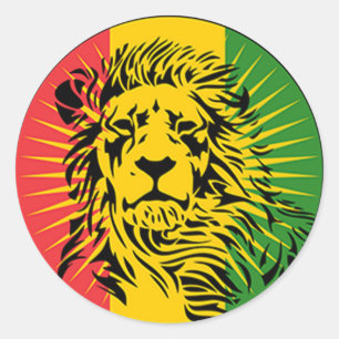 Adesivo bandeira de rasta reggae