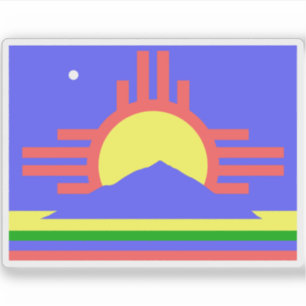 Adesivo Bandeira de Roswell, Novo México