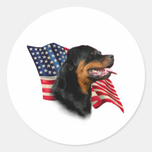 Adesivo Bandeira de Rottweiler