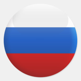 Adesivo Bandeira de Rússia