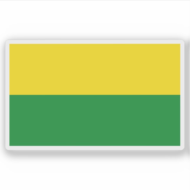 Adesivo Bandeira de San Carlos, Costa Rica (Frente)