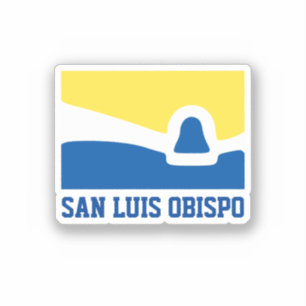Adesivo Bandeira de San Luis Obispo, Califórnia