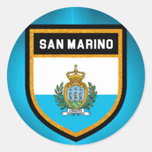 Adesivo Bandeira de San Marino