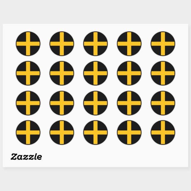 Adesivo Bandeira de São Davi Galês (Folha)