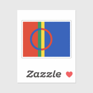 Adesivo Bandeira de Sápmi