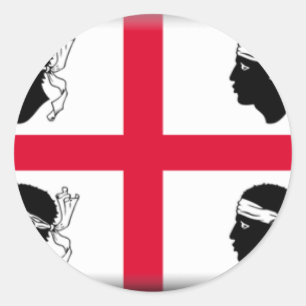 Adesivo Bandeira de Sardinia (Italia)
