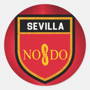 Adesivo Bandeira de Sevilha