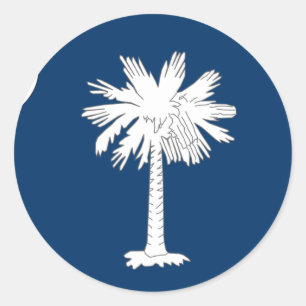 Adesivo Bandeira de South Carolina
