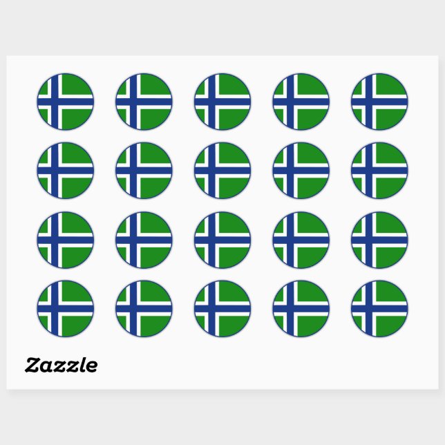 Adesivo Bandeira de South Uist (Folha)