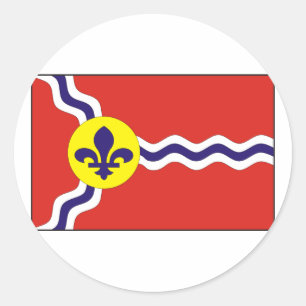 Adesivo Bandeira de St Louis
