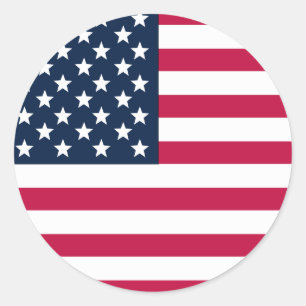 Adesivo Bandeira de Sticker American