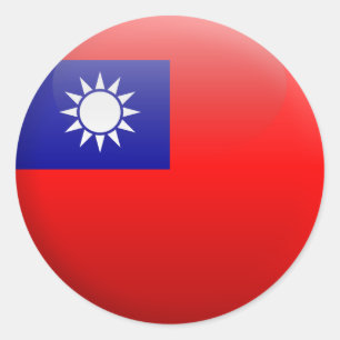 Adesivo Bandeira de Taiwan