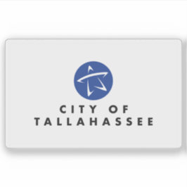 Adesivo Bandeira de Tallahassee, Flórida, EUA