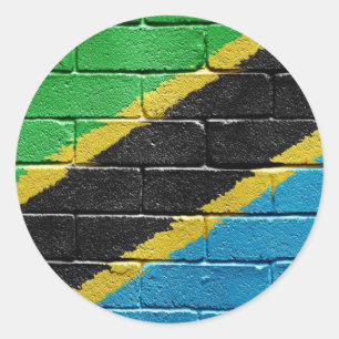 Adesivo Bandeira de Tanzânia