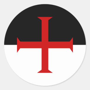 Adesivo Bandeira de Templar dos cavaleiros