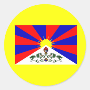 Adesivo Bandeira de Tibet
