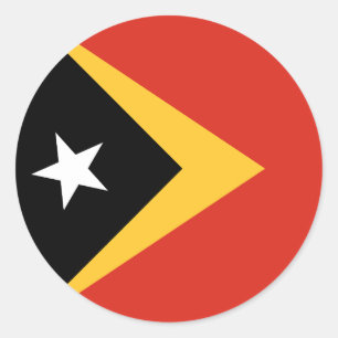 Adesivo Bandeira de Timor Leste
