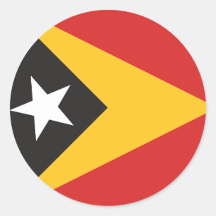 Adesivo Bandeira de Timor Leste