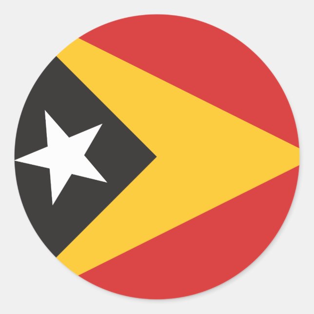 Adesivo Bandeira de Timor Leste (Frente)