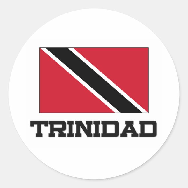 Adesivo Bandeira de Trinidad (Frente)