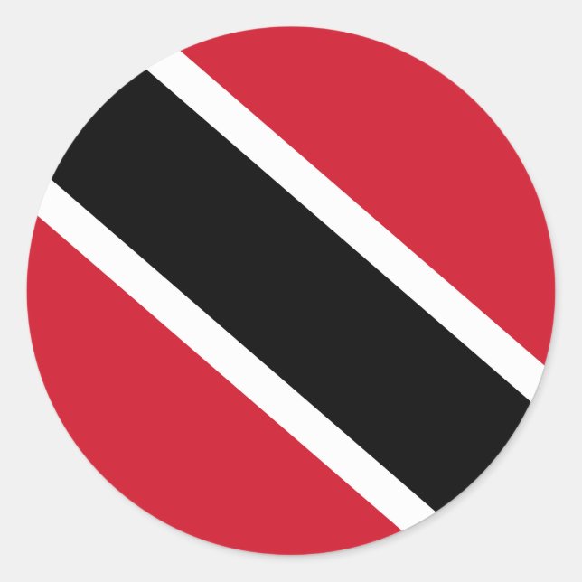 Adesivo Bandeira de Trinidad e Tobago (Frente)