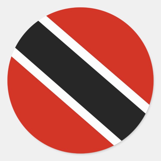 Adesivo Bandeira de Trinidad e Tobago (Frente)