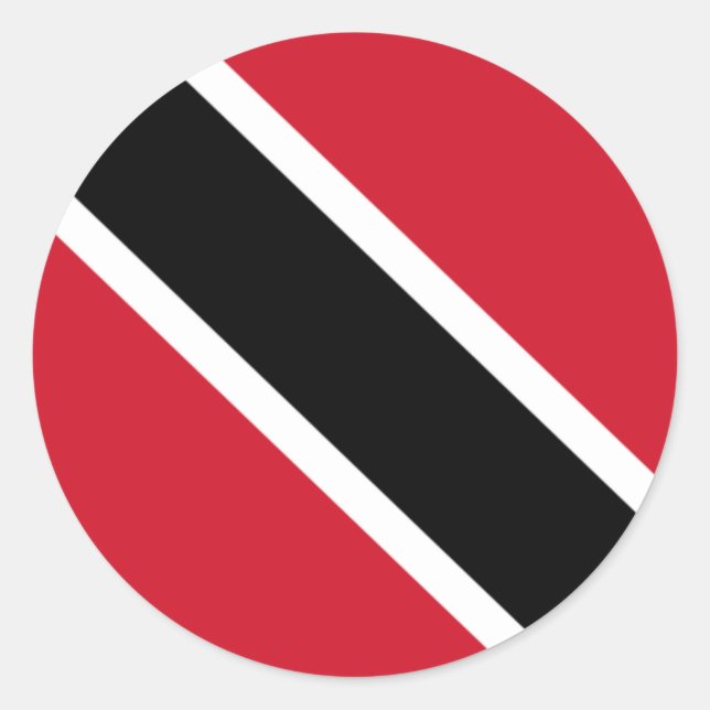Adesivo Bandeira de Trinidad e Tobago (Frente)