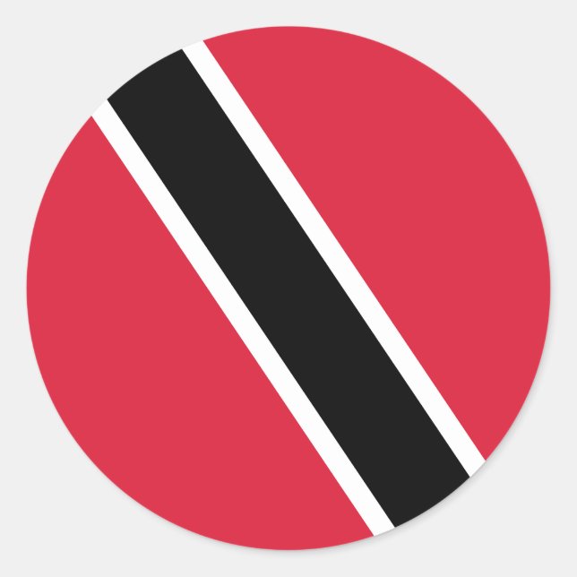 Adesivo Bandeira de Trinidad e Tobago (Frente)